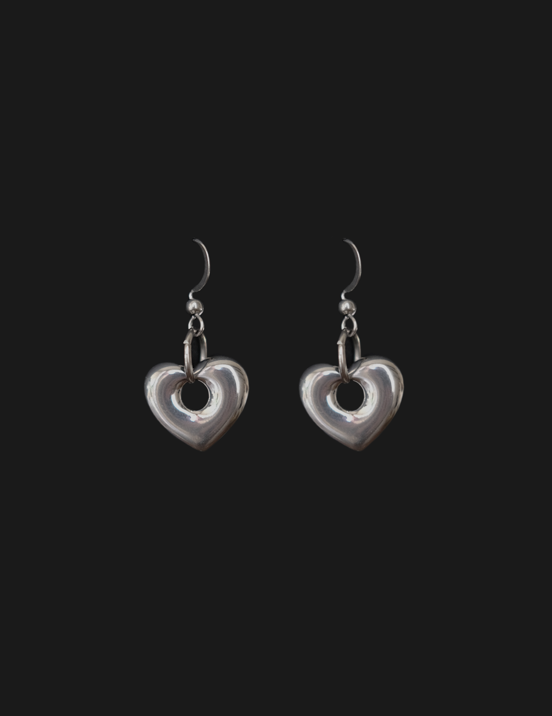 Puffy Heart Earring